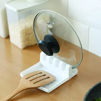 

Spatula Holder Storage Shelf Spoon Rest Tableware Holder Draining Rack Mat Organizer Multifunction Kitchen Cooking Tools