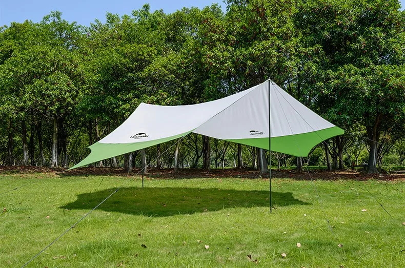 Naturehike пляжный тент палатка беседка 210 т полиэстер брезент водонепроницаемый навес открытый кемпинг солнцезащитный тент Турист тент NH16T012-S