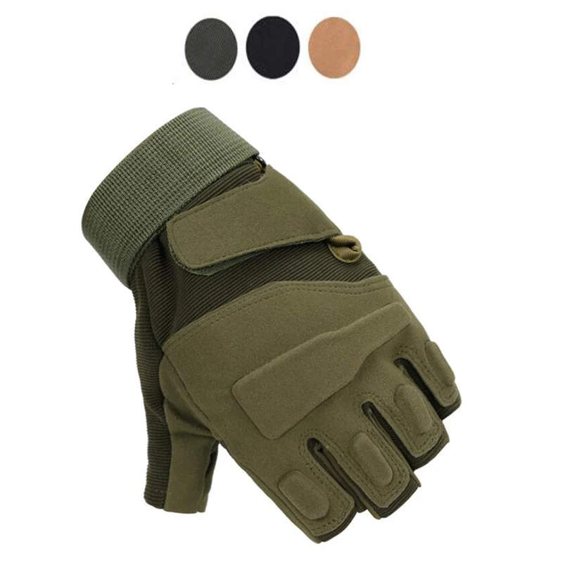 

Military Tactical Gloves Half Finger Mens Mechanic Gloves Navy Seals Delta Force SWAT Army Gloves Airsoft Cycling Combat Gloves