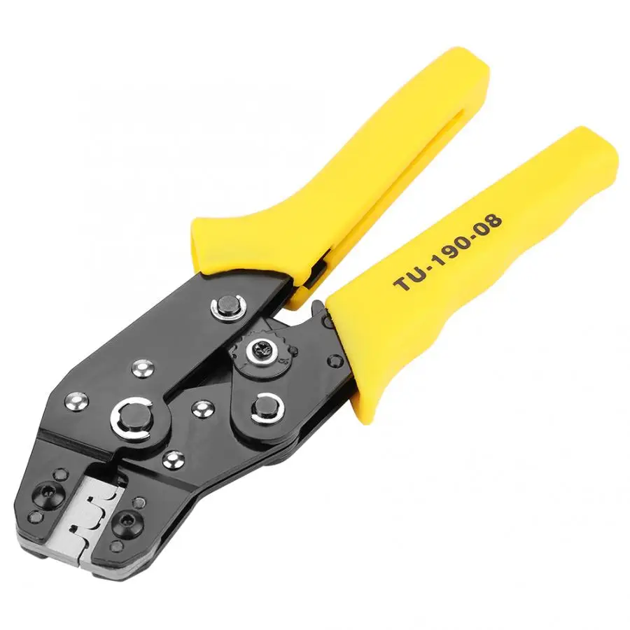 Professional Crimping Pliers Ratchet Terminal Crimper Wire Stripping Tool Pliers(TU-190-08) Hand Tools
