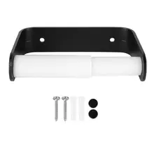 Держатель для туалетной бумаги, черный алюминиевый держатель для туалетной бумаги, держатель для туалетной бумаги, стеллаж для хранения бумаги, аксессуары для ванной комнаты, бумага для ванной комнаты