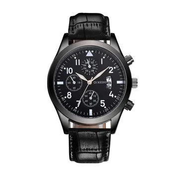 

Watch Men Military 2020 Top Luxury Stainless Steel Quartz Sport Leather Band Dial Wrist Watch reloj hombre relogio masculino