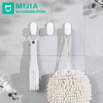 

Xiaomi QUANGE Hook Powerful Wall Hook Cloth Holder Living Room Bathroom House Decor For Robe Coat Towel Keys Bags