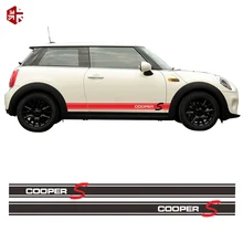 ^^Best Offers 2 Pcs Car Styling Cooper S Style Door Side Stripes Sticker Graphics Vinyl Body Decal For MINI Cooper F56 One JCW Accessories ^^Best Offers 2 Pcs Car Styling Cooper S Style Door Side Stripes Sticker Graphics Vinyl Body Decal For MINI Cooper F56 One JCW Accessories