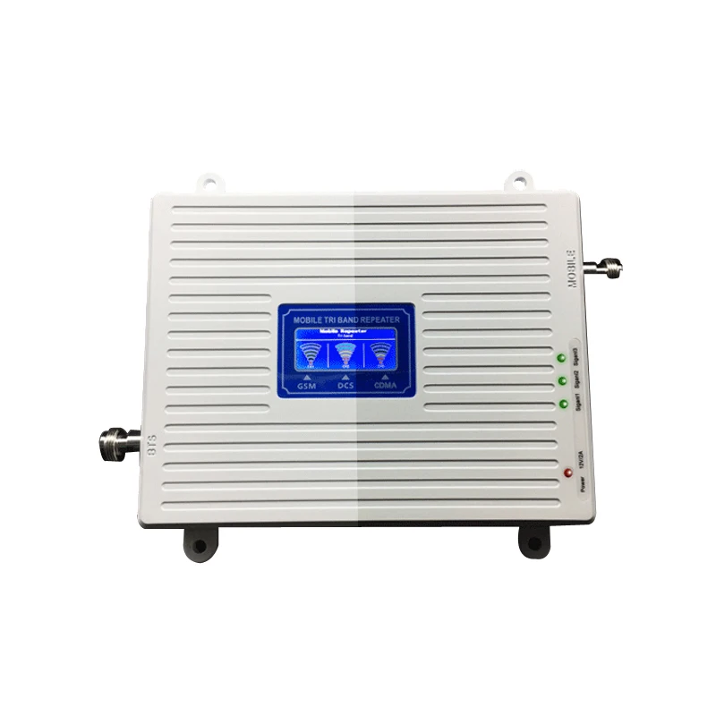 

800/1800/2100MHz 2G 3G 4G Cell Phone Signal Booster 65dB LTE Mobile Repeater Kit Signal amplification enhancer