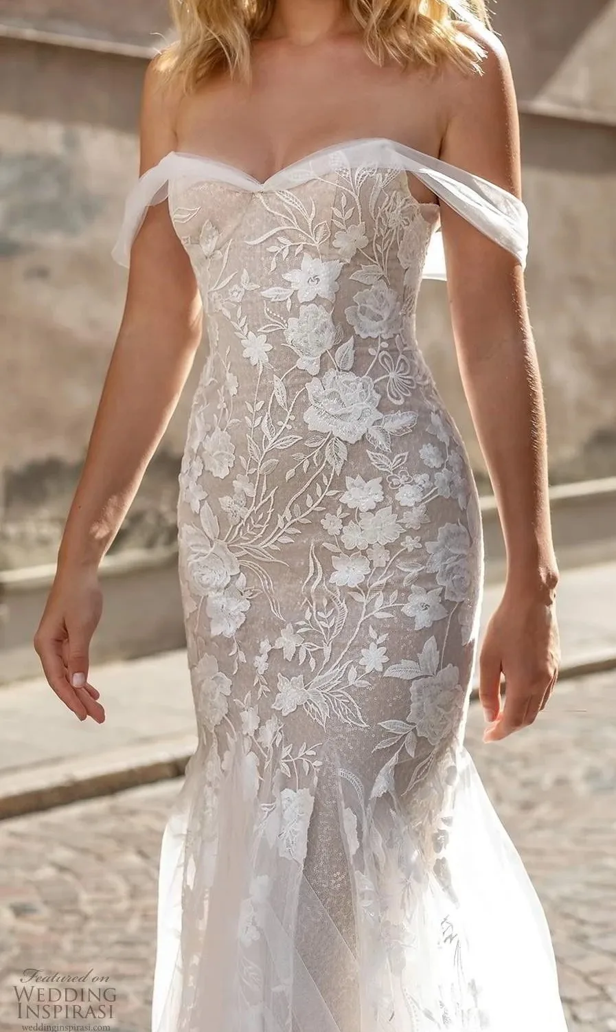 Съемный шлейф Русалка свадебное платье Кружева блестками Vestido De Noiva короткий рукав Тюль Свадебные платья с аппликацией