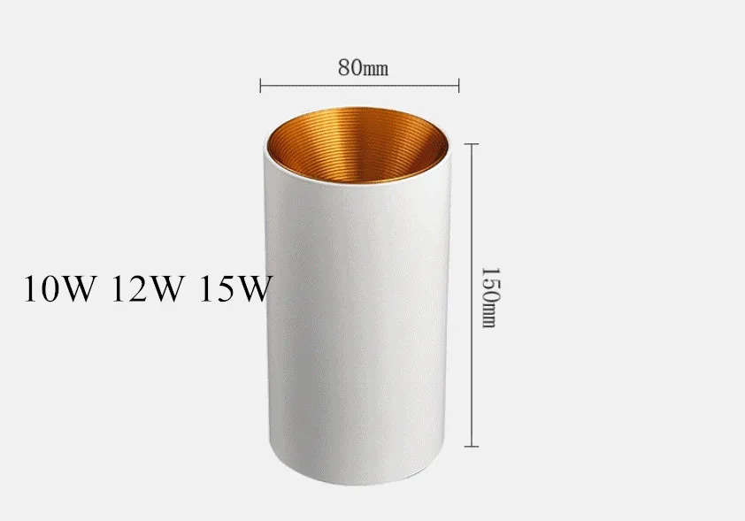 射灯-厂家直销COB明装筒灯led餐饮射灯客厅服装店背景墙过道吸顶天花灯-射灯尽_15