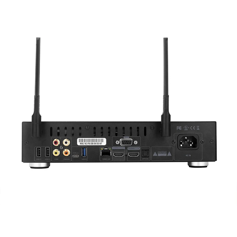  EWEAT R10mini Android Smart TV BOX Best in class audio performance with RS232 Set Top Box 4K H.265  - 4000090445589