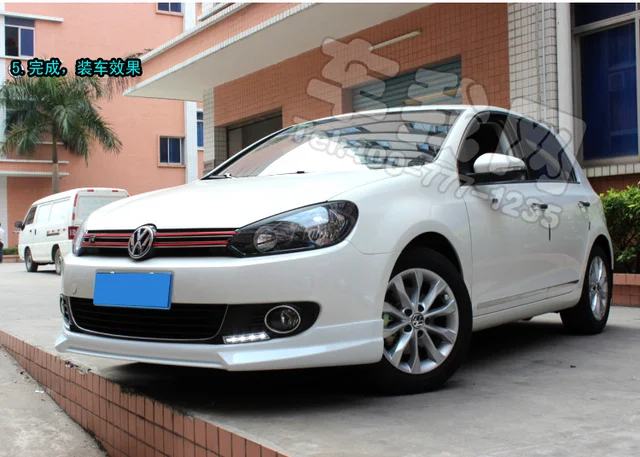 Fit For 6 Rieger and Back Lip Side Skirt Vw Golf 6 Modified Pu Big Surround  Front Shovel - AliExpress