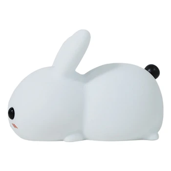 

New Cartoon Cute Rabbit Lamp Room Night Light Anti-Fall Children Table Lamp Gift Bedside Decoration Baby Night Compship