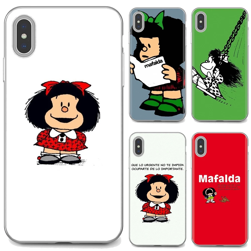Силиконовый чехол для iPhone 11 Pro 4 4S 5 5S SE 5C 6 6S 7 8X10 XR XS Plus Max For iPod Touch Mafalda Girl Buy |
