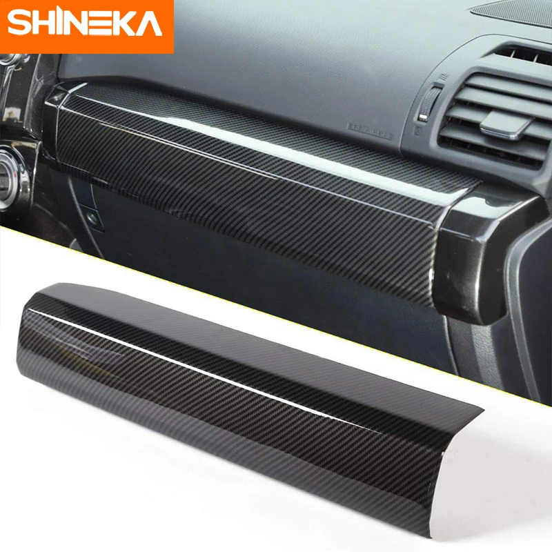 

SHINEKA Interior Mouldings for 4runner Co-Pilot Passenger Decoration Trim for Toyota 4runner SUV 2010-2019 Carbon Fiber Grain