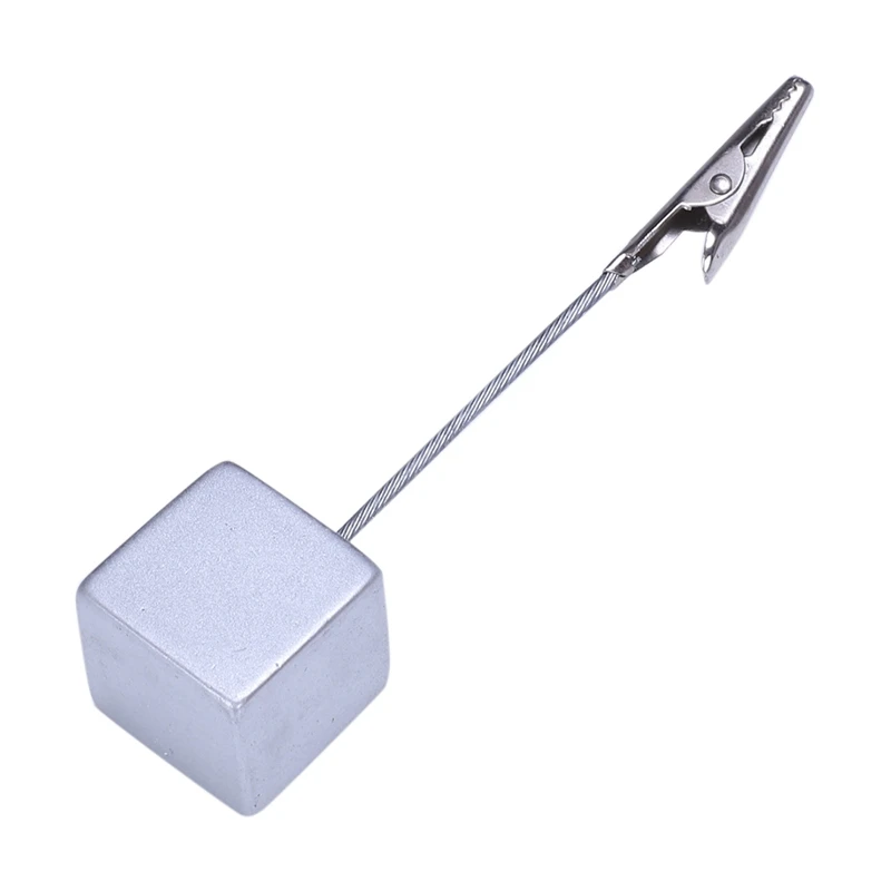 Pack of 10 Place Card Holder- Wedding Name Table Setting Marker- Shop Display Price Tag- Silver
