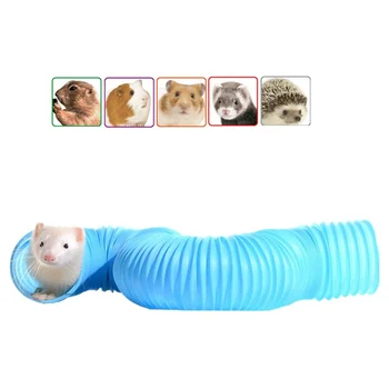 

Pet Toys DIY Hamster Tube Tunnel Toy External Pipeline Tunnel Fittings Tube Exercise Accessories For Hamster Mouse Small Pets