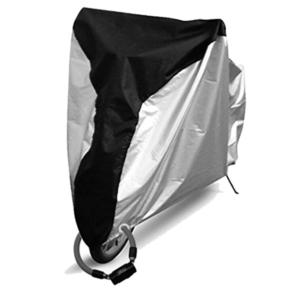 silver-XL Горячее предложение, чехол для велосипеда, защита от дождя и пыли, защита от солнца, защита для велосипеда, мотоцикла, УФ-защита, защитное снаряжение для велосипеда - Цвет: silver-XL
