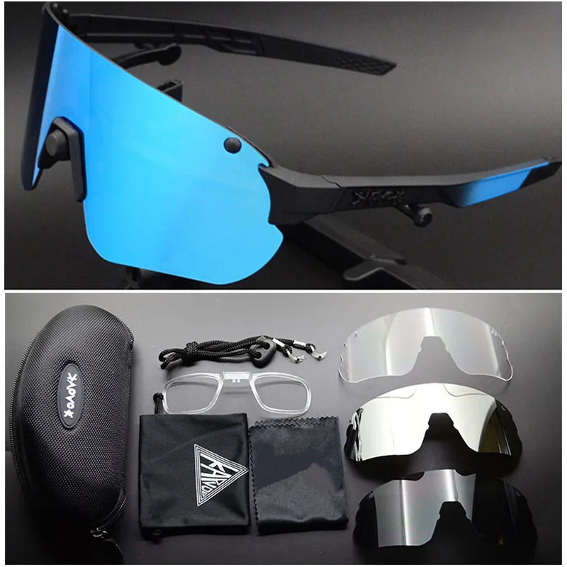 Cycling Glasses Driving Sports Sunglasses UV400  Bicycle Cycling Polarized Sunglasses for Men Retro Eyewear Mirror Goggles