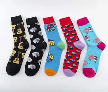 

Colorful Sock Unisex Short woman Casual Adult Standard Sox Novelty Happy Geometric Cute Cotton Autumn Winter Female Calcetines