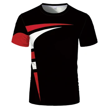 

2020 Contracted Style New Summer Men Short Sleeve O-Neck T-shirt Casual Breathable Men's Tops tee Fashion 3D Printing T-shirt