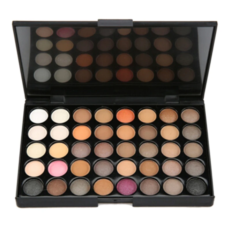 Eyeshadow Palette Matte Glitter EyeShadow Diamond Shimmer Eye Primer Luminous Eye Shadow Women Gift 40 Color - Цвет: as pic