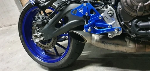 Для Yamaha MT07 FZ07 MT-07 FZ-07 MT FZ 07 2013 мотоцикла с ЧПУ Rearset задний комплект подножки педали подставка для ног