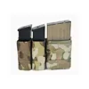 Tactical Mag Ammo Pouch Bags Triple Magazine Pouch Multicam Vest Molle Mag Airsoft 5.56 1+2 Side Hunting Accessories