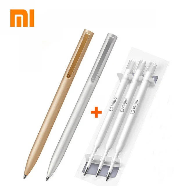 Оригинальная металлическая ручка Xiaomi Mi Pen 0 5 мм Швейцария заправка