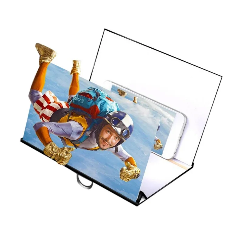 

8 inch Phone Screen Magnifier 3D Video Amplifier Phone Holder Stand For iPhone Xiaomi SamSung HuaWei Smartphone