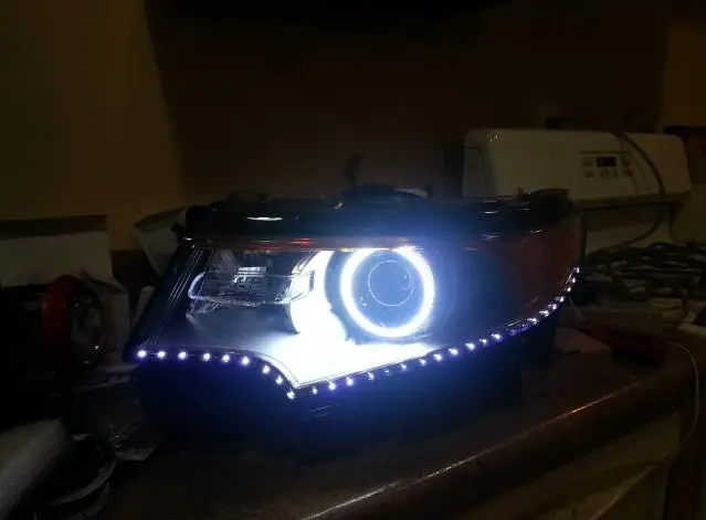 Для Ford Edge 2011 2012 Smd комплект светодиодов «глаза ангела» отличное Ультра яркое освещение DRL дневные ходовые огни