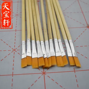 

100Pcs Fine Hand single support paint brush set nylon acrylic paints digital brush artist oil paint brush row pen art supplies
