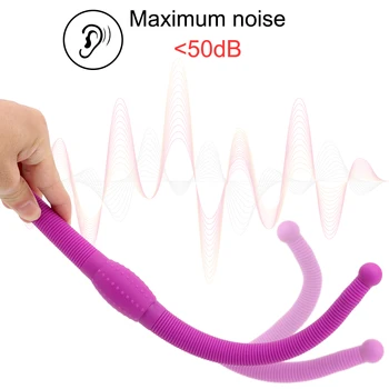 Flexible Strapon Dildo Vibrators for Women Double Head G-spot Anal Sex Toy for Couple Lesbian Sex Toys Gay Vaginal Massager 3