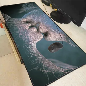 

MRGBEST Print Large Gaming Mouse Pad Art Impossible Love Mat Keyboard Desk for Laptop Computer Gamer pad XXL