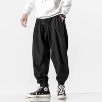 بنطلون رجالي أسود موضة الهيب هوب ركض ركض بنطلون حريم رجل Sweatpants غير رسمي بنطلون رجالي حجم كبير 5XL 1