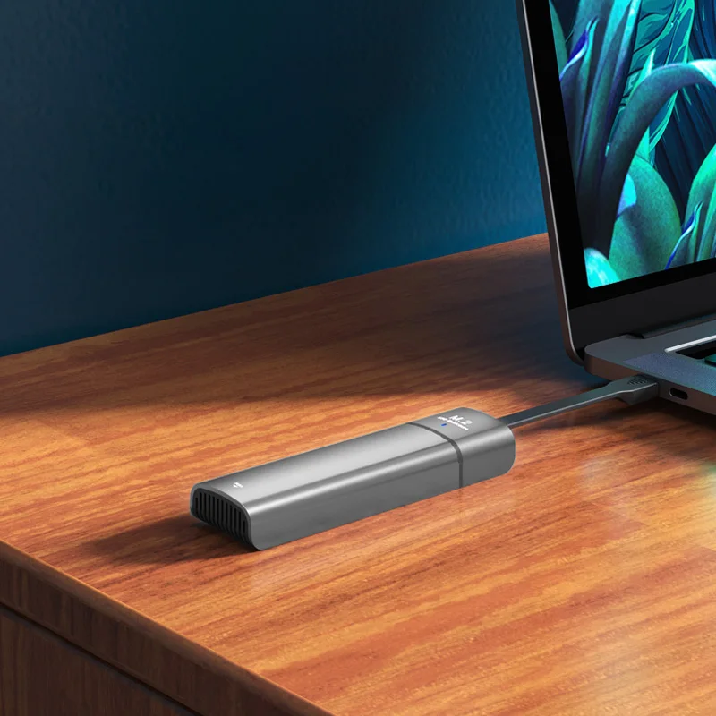 NVMe M.2 Корпус Жесткого Диска SSD к внешнему корпусу USB Type c для NVME NGFF PCIe M key m.2 SDD с