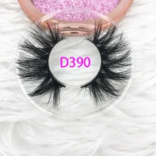 Mikiwi полный длинный D390 3D норковые ресницы длительные норковые ресницы большой драматический объемный лента накладных ресниц индивидуальные накладные глаза