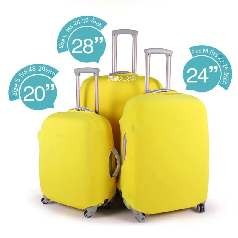Путешествия защитный чехол на чемодан стрейч пылезащитные заглушки для 20/24/28 дюймов чемоданы защитные аксессуары для поездок