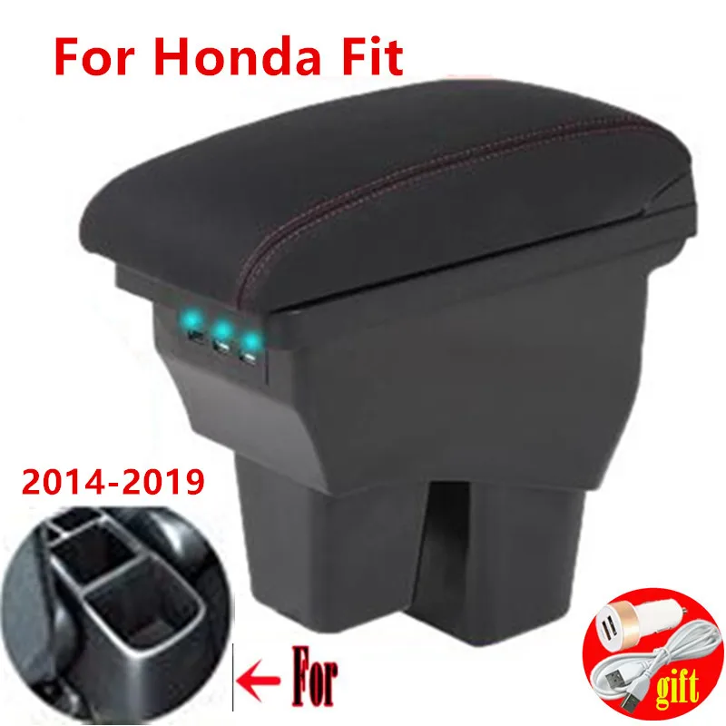 ForHondaFitArmrestForHondaJazzFitCarArmrestbox201420152016