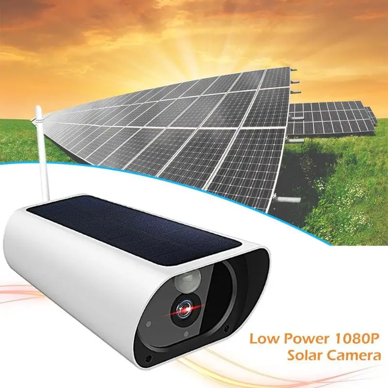 

Q1 1080P HD Solar WiFi Rechargeable Infrared Camera IP67 Waterproof Outdoor Yard Night Vision Security Network Monitor CCTV New