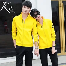 KE большой размер плюс 5XL Студенческая форма костюм старшеклассница пара мужчина женщина повседневная спортивная одежда спортивный костюм из двух частей