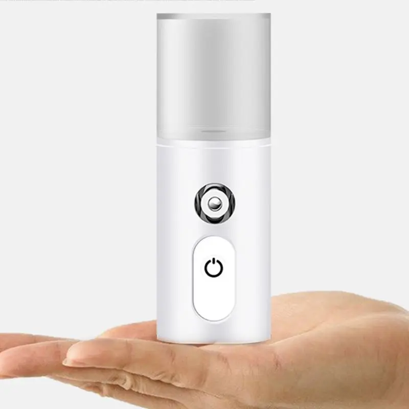 

Portable 30ml Mini Handheld Nano Mist Maker Face Humidifier USB Rechargeable Facial Steamer Moisturizing Spray Water Diffuser