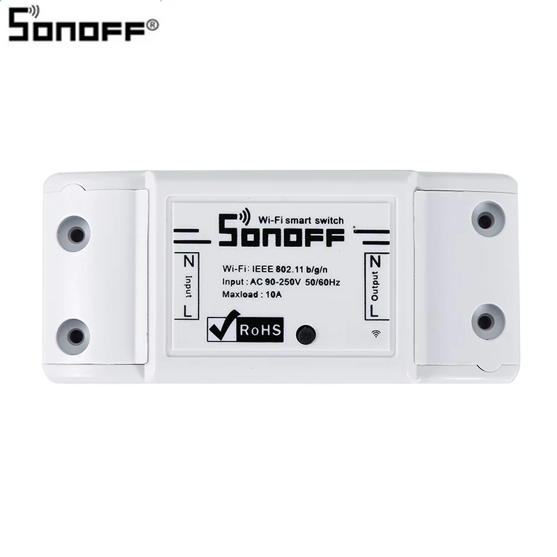 Sonoff Basic R2 умный WiFi переключатель дистанционного управления для Google Home Alexa умный дом переключатель без 433 функции дистанционного управления
