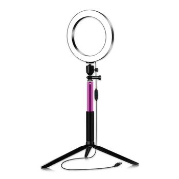 

20CM LED Ring Light Photo Studio Camera Light Photography Dimmable Light for Youtube Makeup Selfie with Tripod Phone Holder