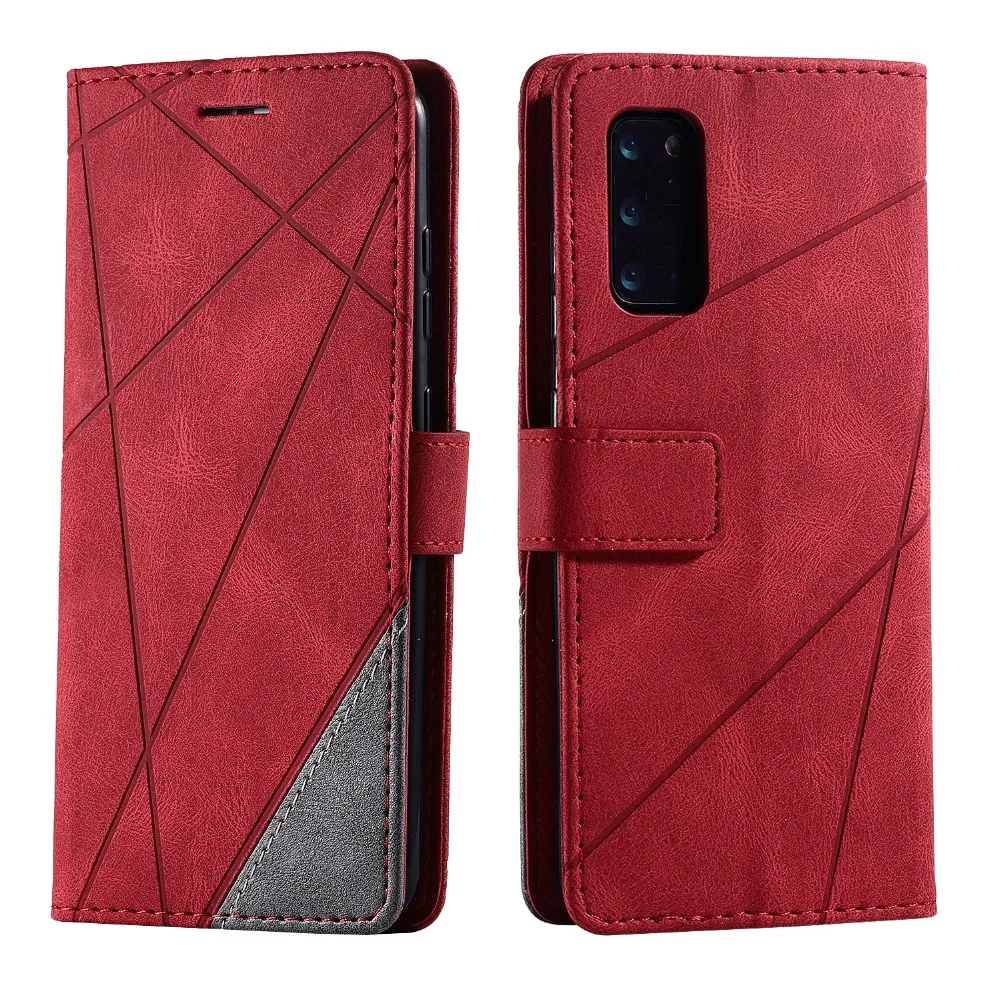 Leather Flip Business Phone Case For Samsung Galaxy  S7 Edge S8 S9 Plus S10E S20 FE S21 Note 8 9 10 20 Ultra Holder Wallet Cover best case for samsung