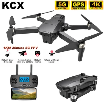 

KCX KF107 GPS Dual Camera Drone 4K HD 25Mins 1.5KM Long Distance 5G FPV Brushless RC Quadcopter drone Professional VS EX5