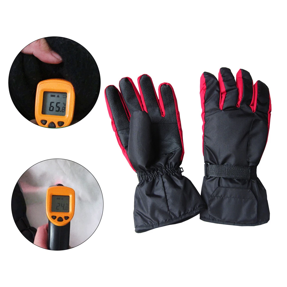Description Picture 5 of item2021 New Carbon Fiber Heated Gloves - Electric Ski Motorcycle Winter Hand Warm Hiking Apparel