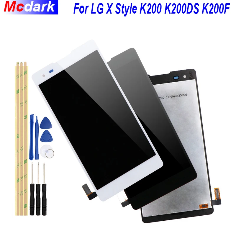 5 0 дюймов для LG X Style K200 K200DS K200F ЖК-дисплей и кодирующий преобразователь сенсорного
