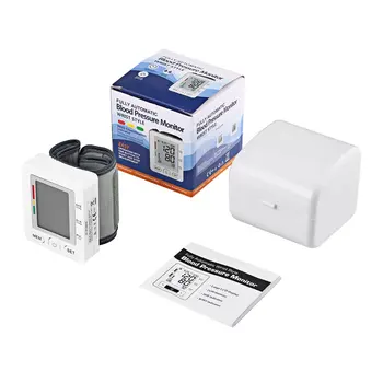 

Fully Automatic Monitor WHO Classification Indicator Wrist Style Adjustable Wrist Cuff Easy to read LCD Display