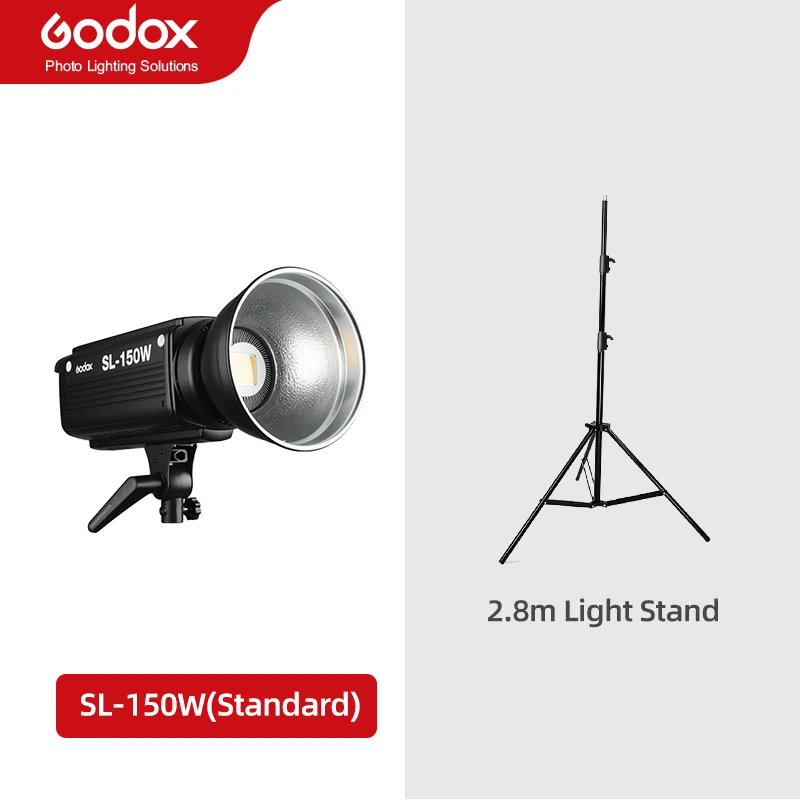 Godox-連続LEDビデオライト,SL-150W s150w,5600k,70x100cm