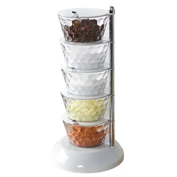 

Vertical Seasoning Box Rotary Seasoning Box Vertical Multi-layer Seasoning Pots Home Seasoning Pot Kitchen E2S