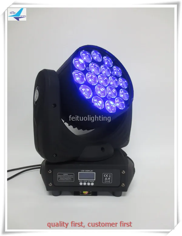 E-4x+ кейс для полёта Рождественский Свадебный эффект 4 в 1 19*10 Вт rgbw led zoom wash moving head dj stage bar устройство