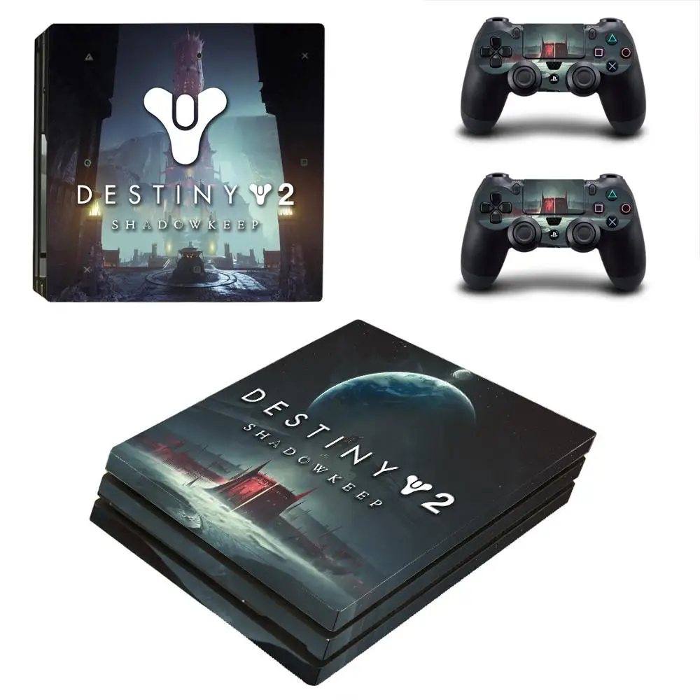 Destiny 2 Shadowkeep PS4 Pro Стикеры s Play station 4 кожи Стикеры наклейки для Игровые приставки 4 PS4 Pro консоли и контроллера - Цвет: YSP4P-3794